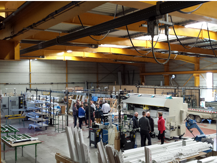 l'atelier de fabrication dans son ensemble