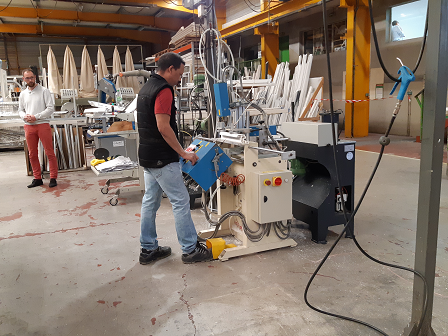 machine pour l'usinage manuel